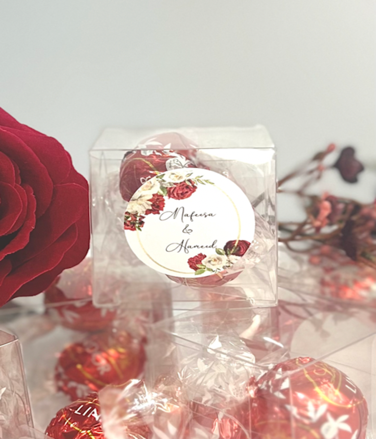 Personalised Crystal Lindor Box