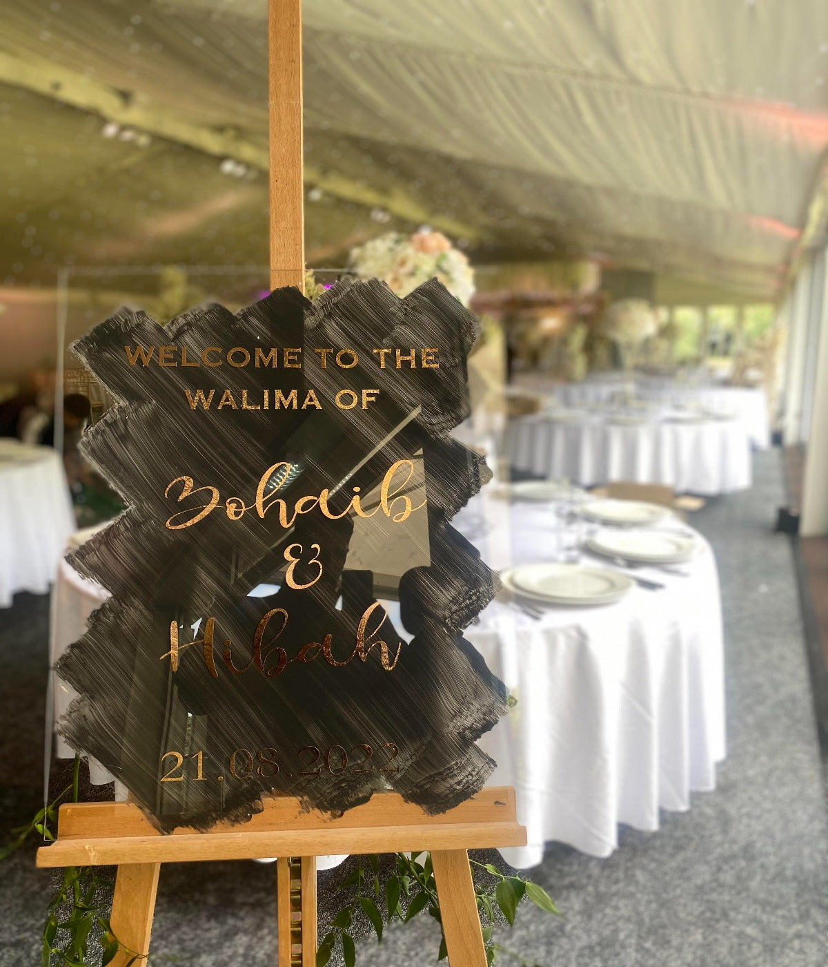 Acrylic Welcome Sign